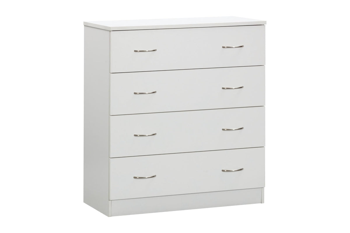 American Furniture Classics Four Drawer Chest, Casual White Laminate