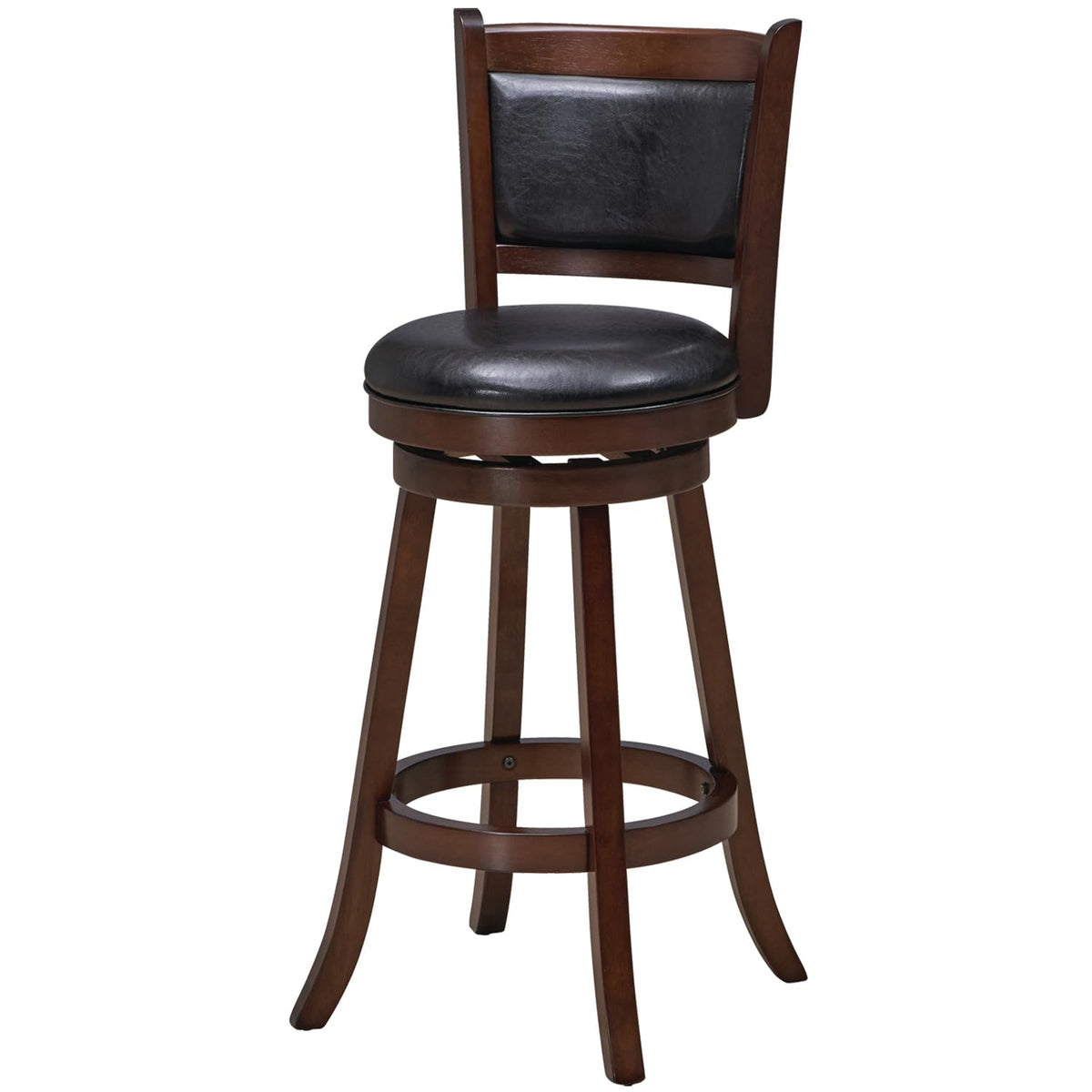 Cappuccino Barstool W/ Backrest - Seat Height 30'