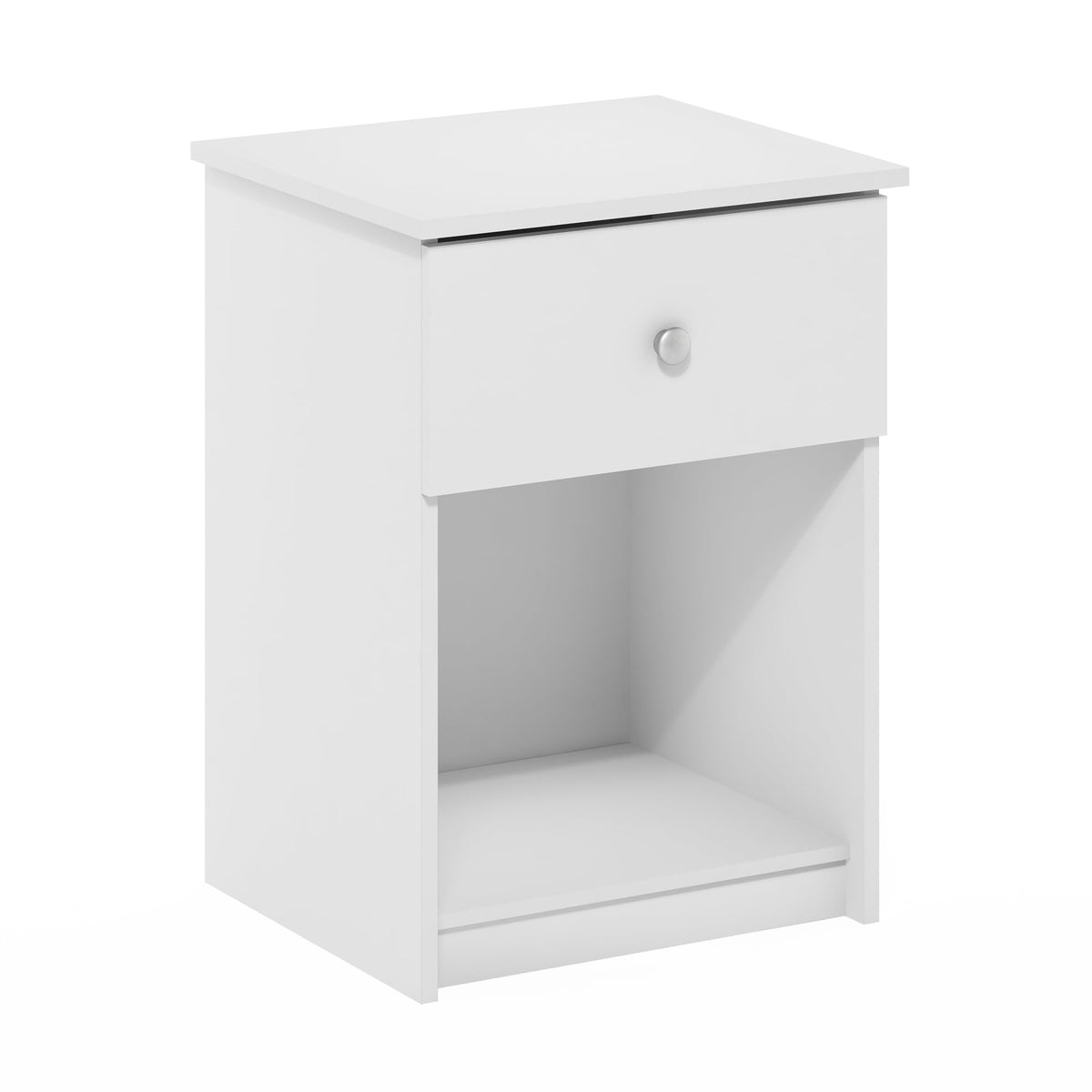 Furinno Tidur Nightstand, 1-Pack, White