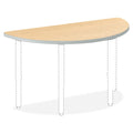 Hon Build Half Round 60" W X 30" D Table Top, Natural Maple