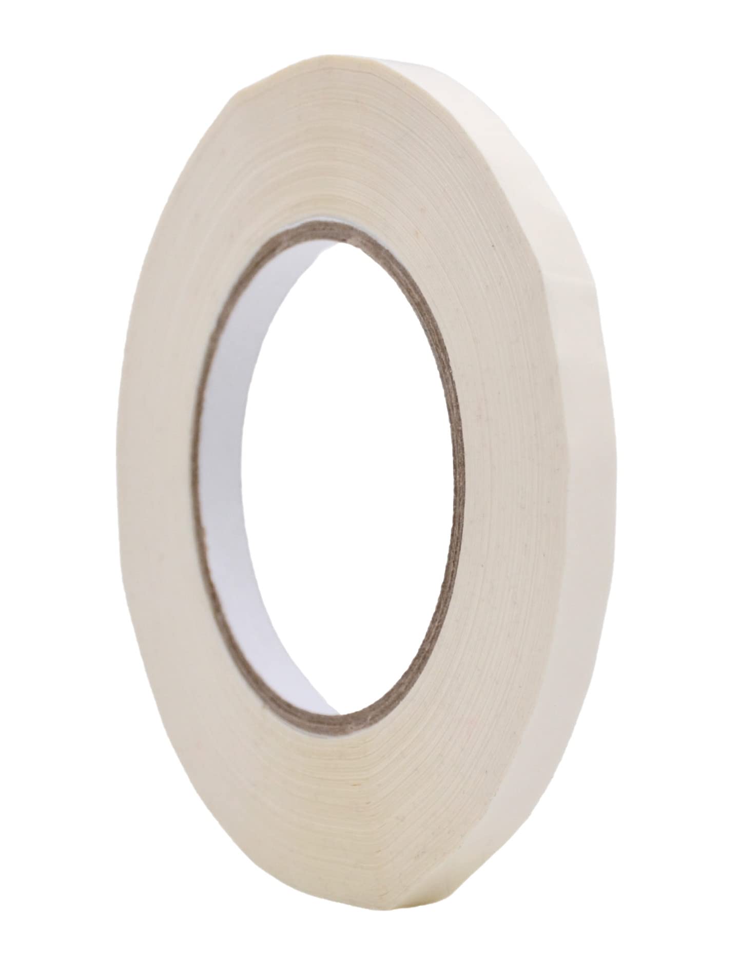 WOD White Produce Poly Bag Sealing Tape, 3/8 inch x 180 yds. for Packaging and Sealing of Meat, Gifts, or Ice Bags BSTC24PVC