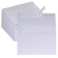 Supla 150 Pcs Bulk A6 Invitation Envelopes In White Peel & Seal Self-Seal 4 3/4 X 6 1/2 Envelopes 95Lbs. Paper Stock For Wedding