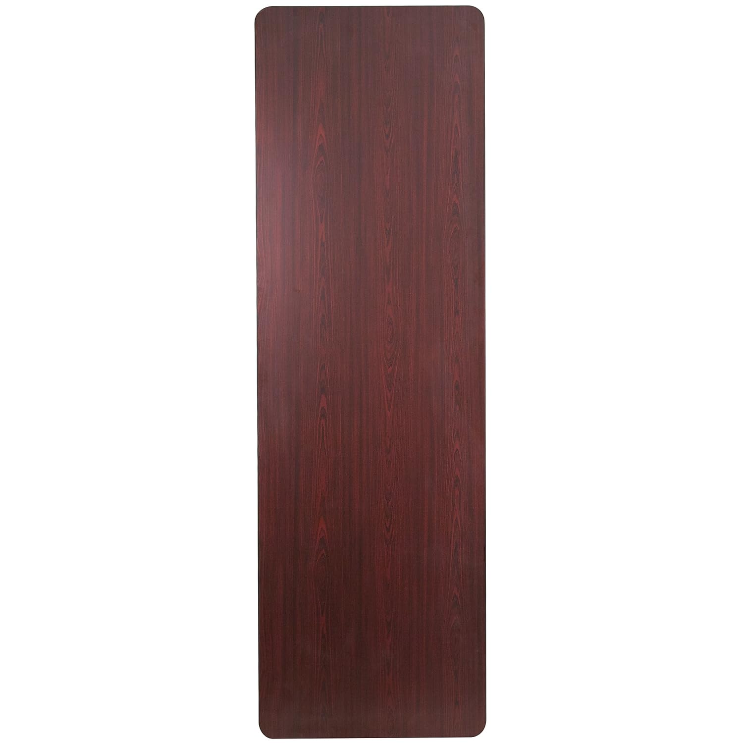 Flash Furniture 8-Foot High Pressure Mahogany Laminate Folding Banquet Table