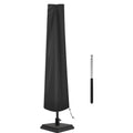 Patio Umbrella Cover Waterproof Umbrella Covers For Outdoor Umbrellas For 7 To 9Ft Umbrellas Protective Garden Market Parasol Um