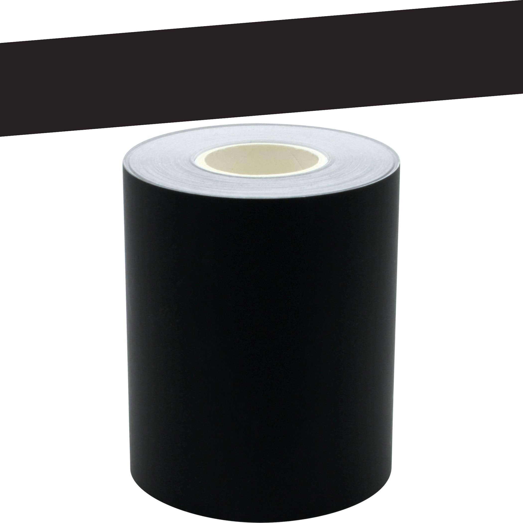 Teacher Created Resources Black Straight Rolled Border Trim - 50Ft - Decorate Bulletin Boards, Walls, Desks, Windows, Doors, Loc