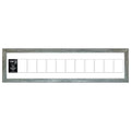 Creative Letter Art 4    x 6    Multiple Opening Picture Frame Collage with 12 holes, Hamptons Driftwood Grey Frame with 10 x 50