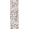 Rizzy Home Alora Decor Lavish 2'7"X8' Geometric Beige/Gray/Rust/Blue Power-Loomed Area Rug