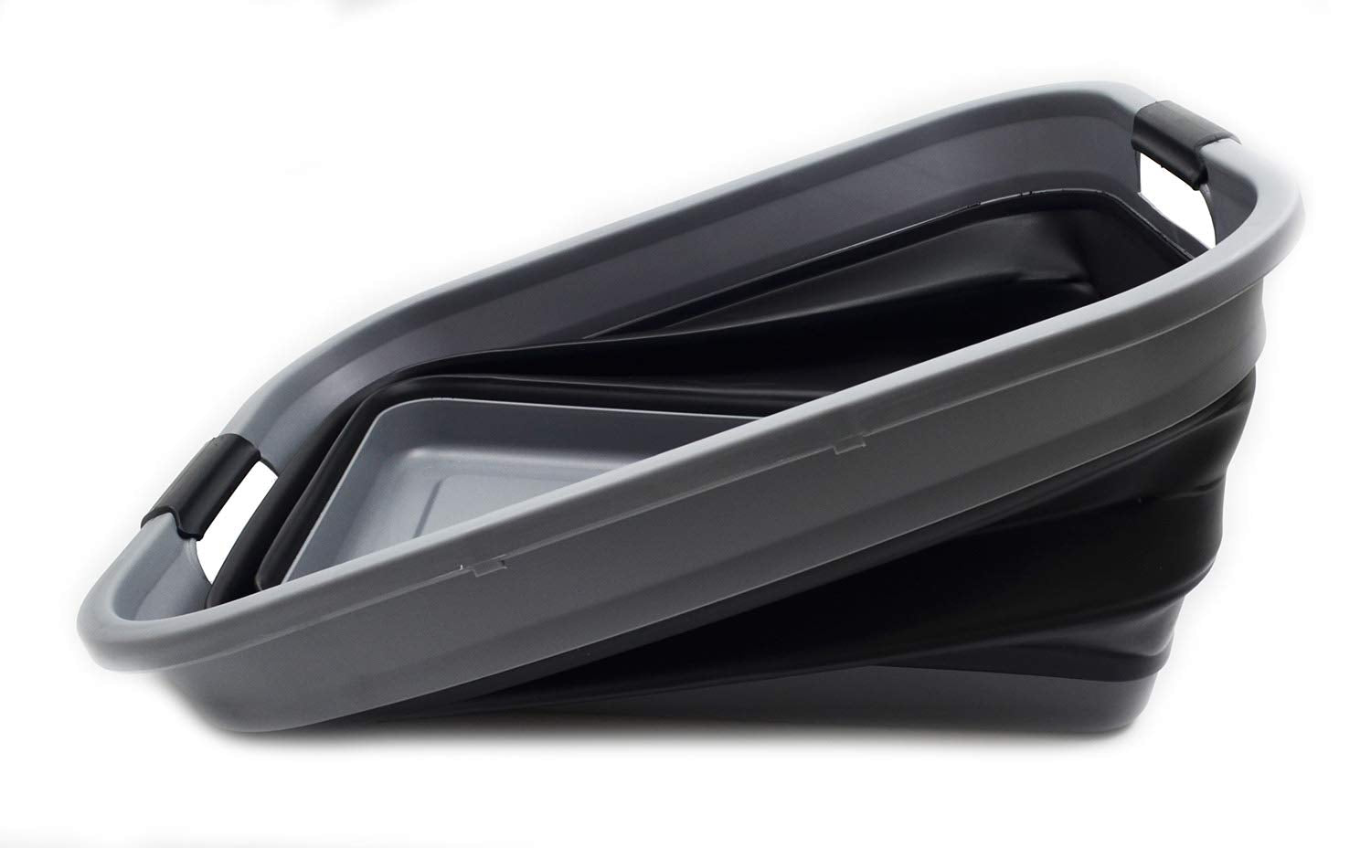 Sammart 41L (10.8 Gallon) Collapsible Plastic Laundry Basket - Foldable Pop Up Storage Container/Organizer - Portable Washing Tu