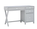 Peggy Side Storage Desk Gray