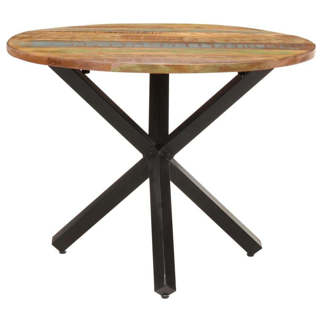 vidaXL Handcrafted Round Dining Table - Thumbnail 3