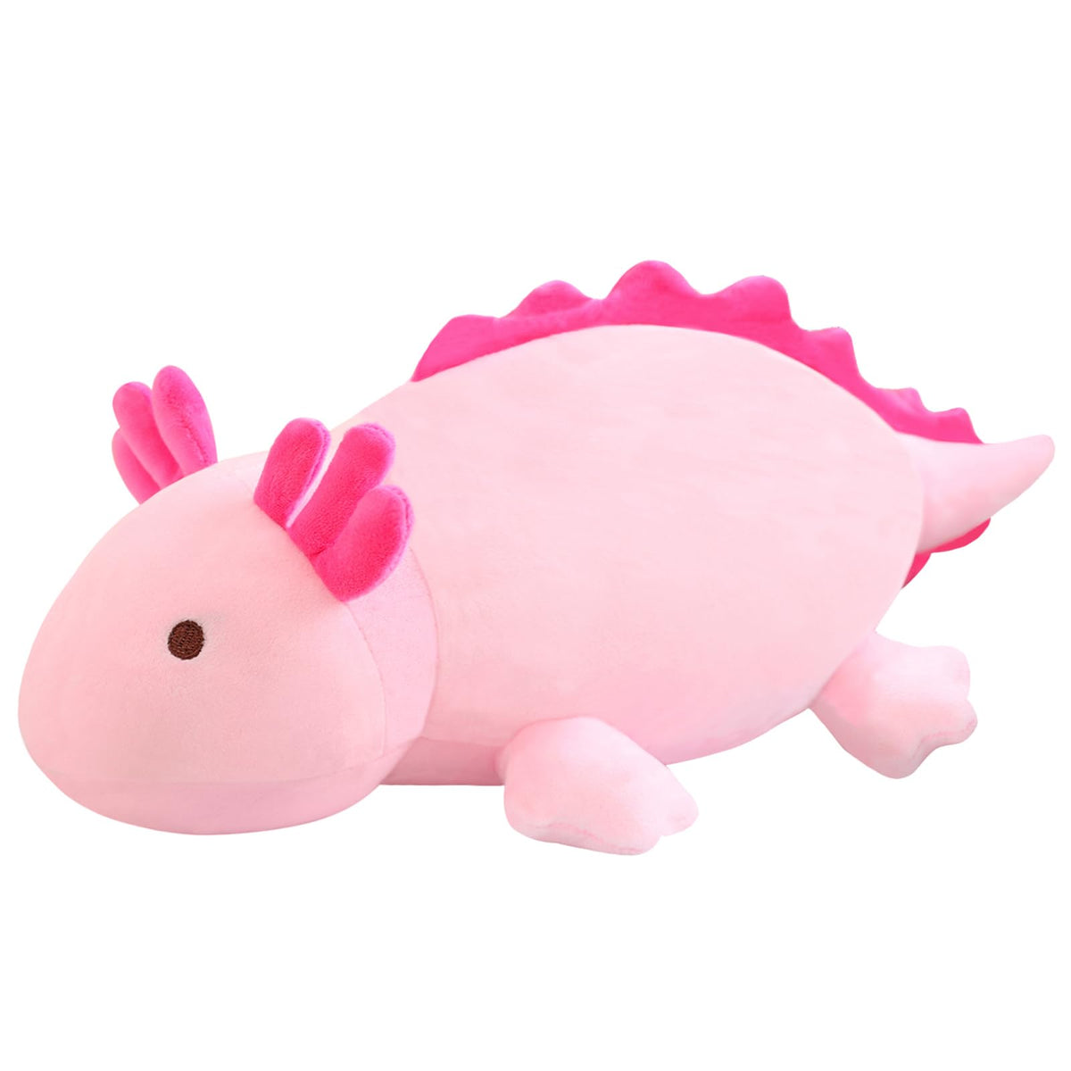 Sqeqe Weighted Axolotl Plush Toy, Pink Axolotl Stuffed Animals Cute Axolotl Plush Pillow, Cute Weighted Stuffed Animals Gifts Fo