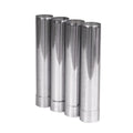 FIREHIKING Thicken Stove Pipe 2.36inch/6cm Chimney Flue 4pcs Stainless Steel Straight Extension for Camping Stove - 14.17in/36cm