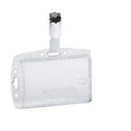 Single Id Card, Shell Style, Strap Clip - 25 Bx