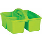 LIME PLASTIC STORAGE CADDY