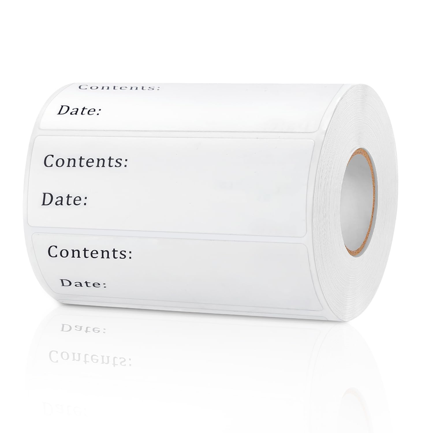 500Pcs Removable Freezer Labels, Yoget 1 X 3 Inch Food Storage Stickers, Refrigerator Freezer Paper Label Easy Clean Leaves No R