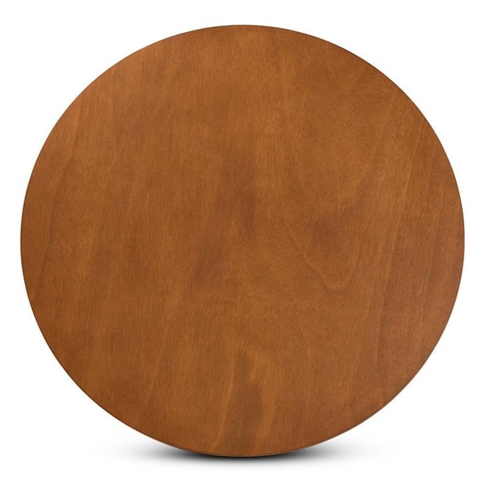 Baxton Studio Elodia Modern and Contemporary Transitional Walnut Brown Finished Wood 5-Piece Dining Set