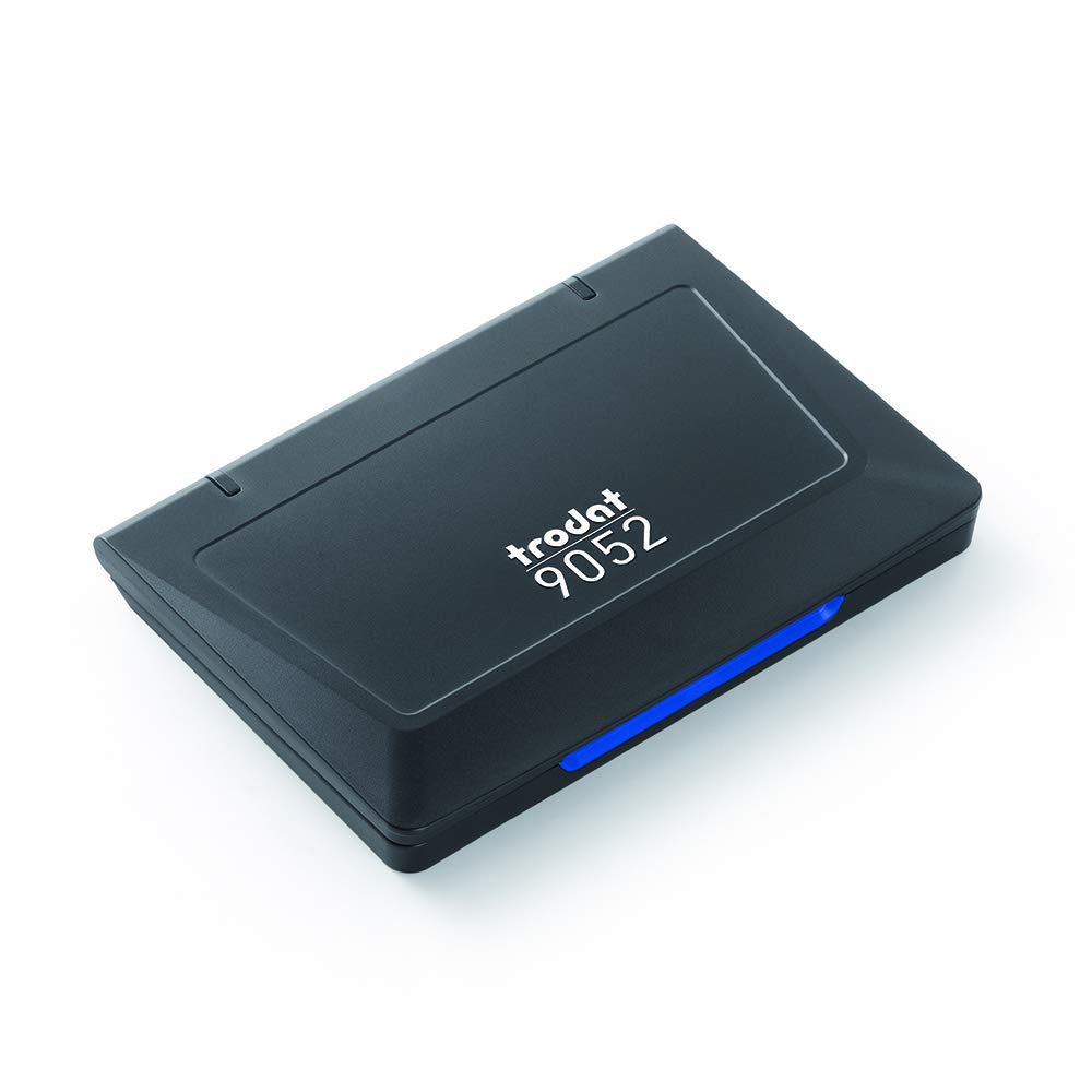 Trodat Stamp Pad 9052, Blue, For Manual Stamps - Size 2.75' X 4.5' (110 X 70Mm)