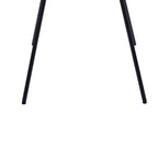 Benjara Bm304656 44 In. Vigo Metal Angled Legs Modern Round Bar Height Pub Table Black