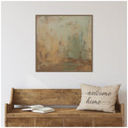 Sage Horizon No. 4 by Amy Lighthall Framed Canvas Wall Art Print