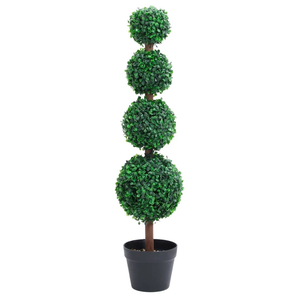 Bussandri Exclusive Artificial Boxwood with Pot Ball Shape 90 cm Green