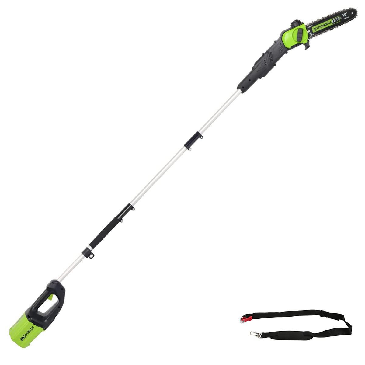 Greenworks 80V 10' Cordless Polesaw (Great For Pruning And Trimming Branches / 75+ Compatible Tools), Tool Only