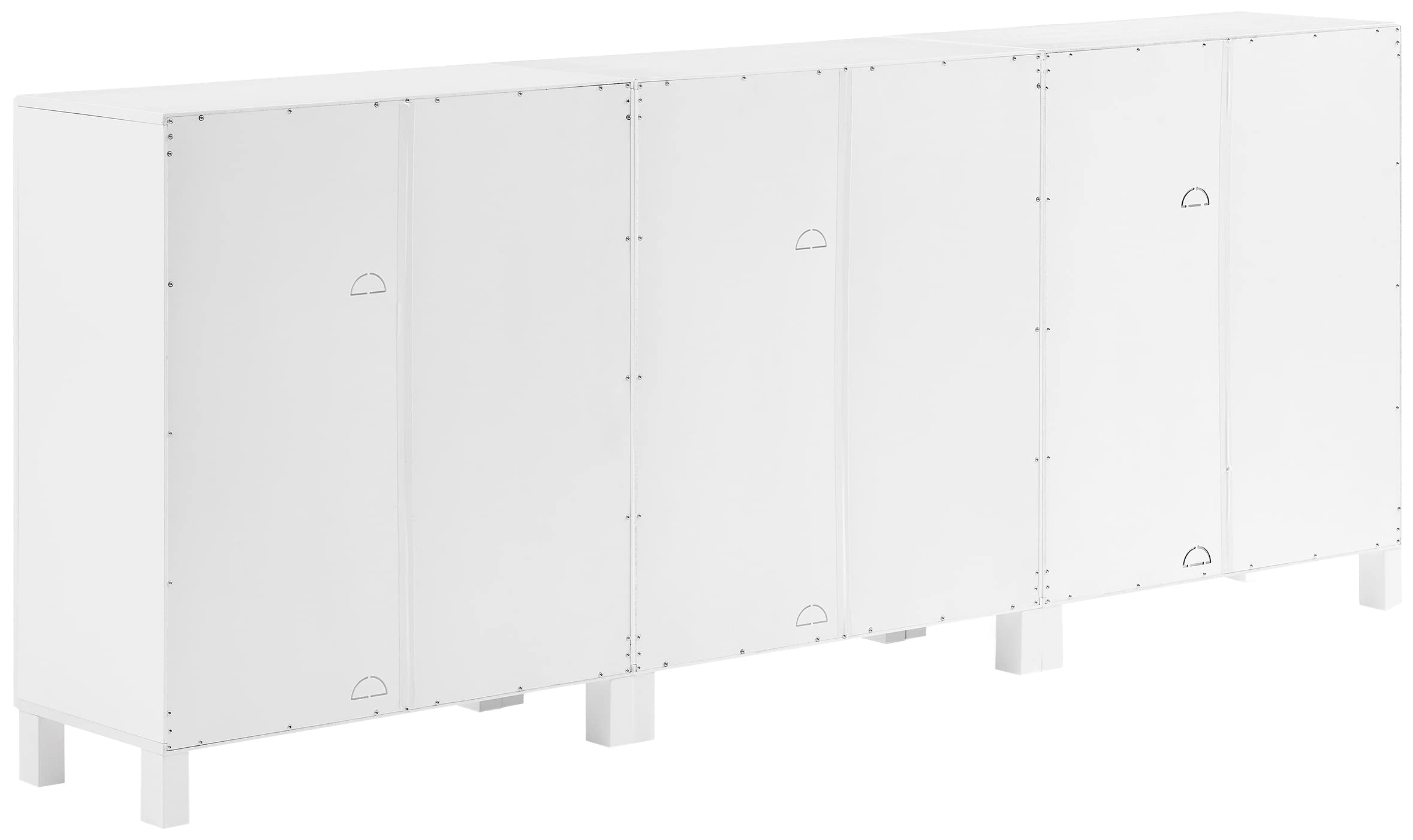 Crosley Furniture Cassai 3-Piece Entertainment Center Tv Stand, Media Console, Vinyl Record Storage, White