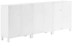 Crosley Furniture Cassai 3-Piece Entertainment Center Tv Stand, Media Console, Vinyl Record Storage, White