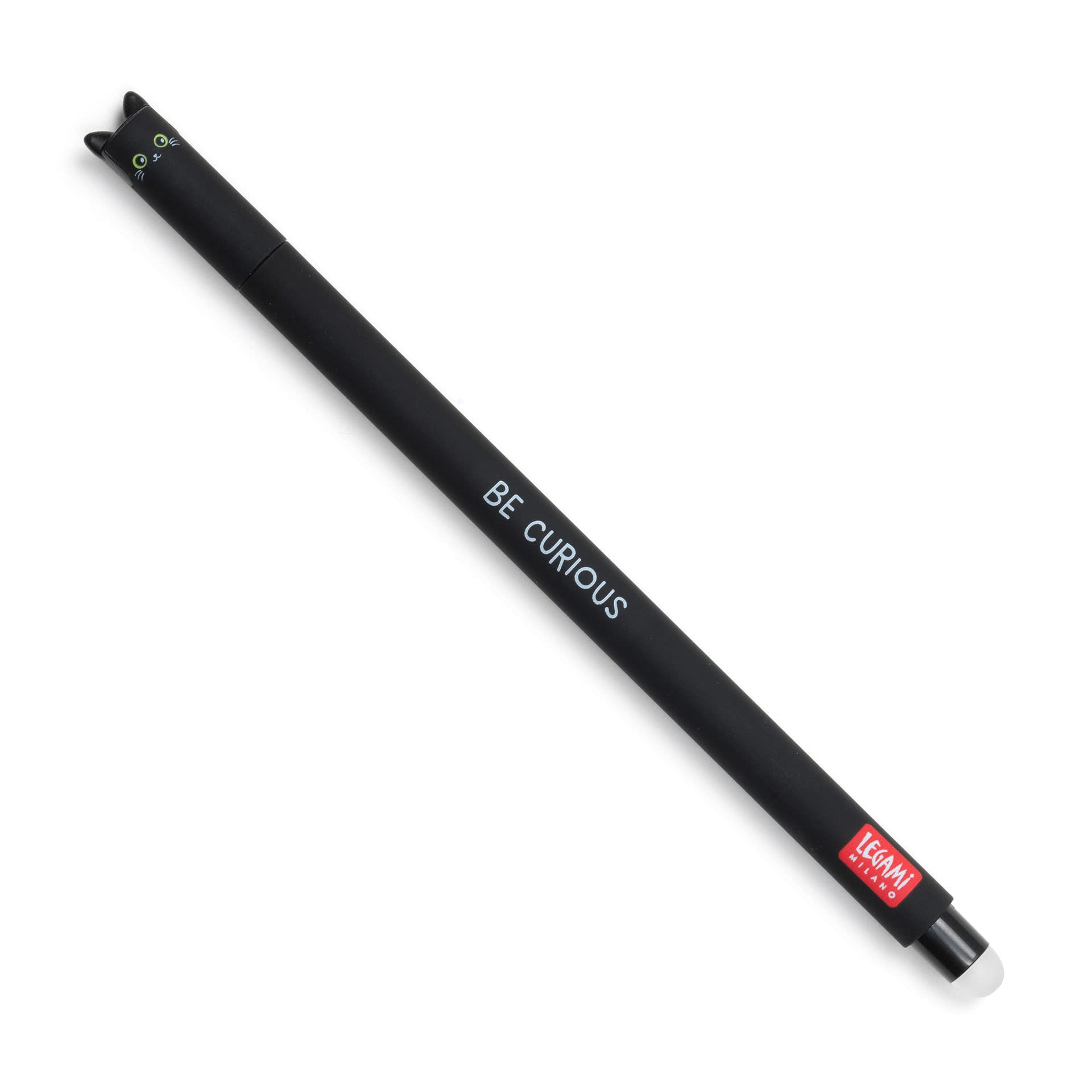 Legami Ep0005 Erasable Gel Pen, Cat, Black, Medium