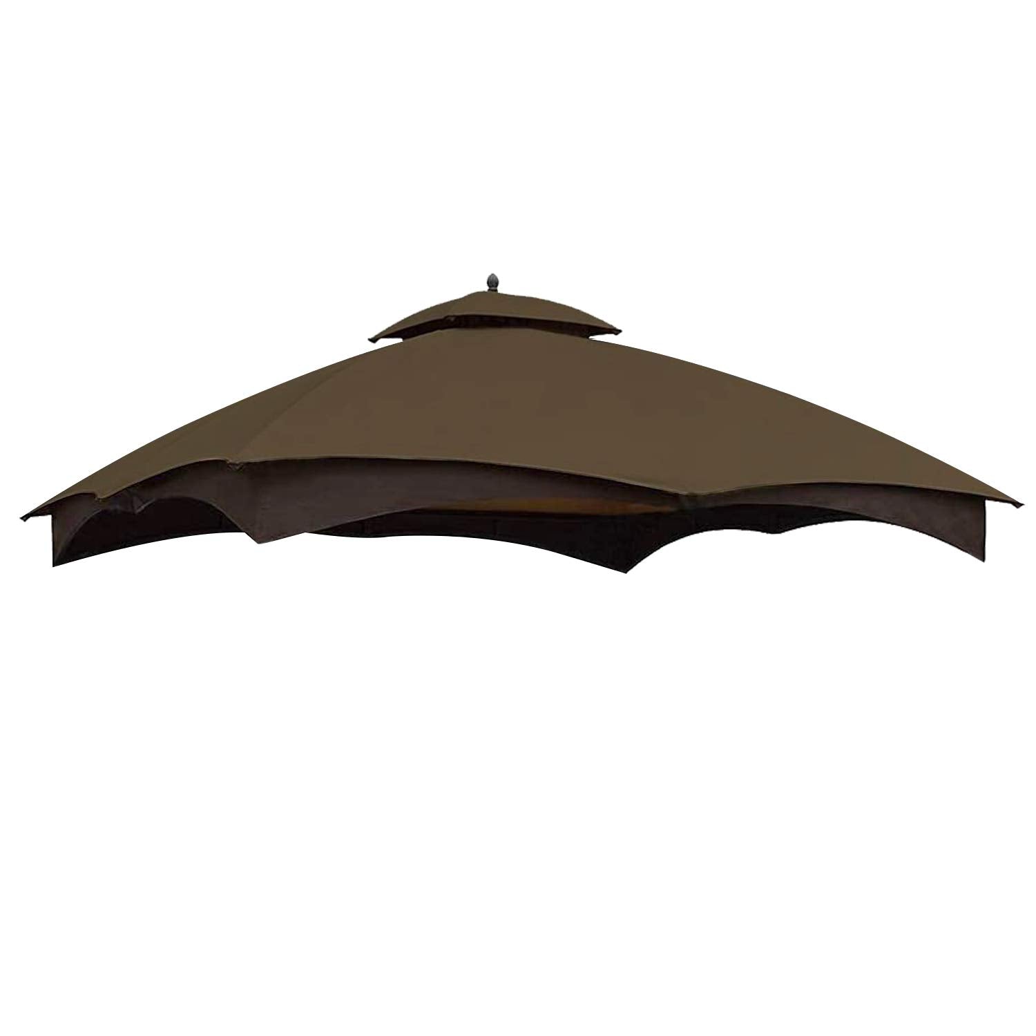 Mastercanopy Replacement Canopy Top For Lowe'S Allen Roth 10X12 Gazebo #Gf-12S004B-1 (Brown)