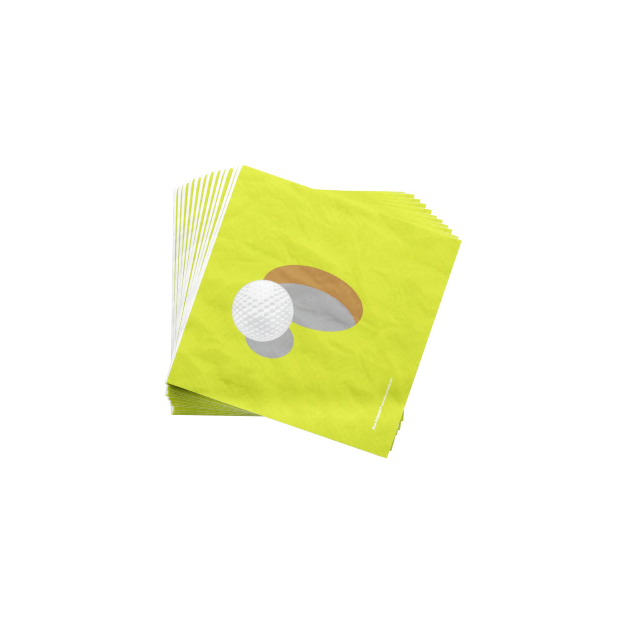 Golf Party Supplies Pack (100 Pieces For 16 Guests) - Golf Party Decorations, Sports Themed Birthday, Golf Ball Plates And Napki