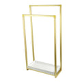 Kingston Brass SCC8267 Edenscape Freestanding -Towel Rack, Brushed Brass