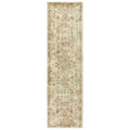 Rizzy Home Alora Decor Euphoria 2'6" X 8' Medallion Distress Beige/Brown/Rust Hybrid Rug