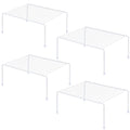 SIBAO Kitchen Cabinet Storage Shelf Rack/Plastic Feet  (13.1 x 10.2 Inch)  Steel Metal  Rust Resistant Finish  Cups, Dishes,