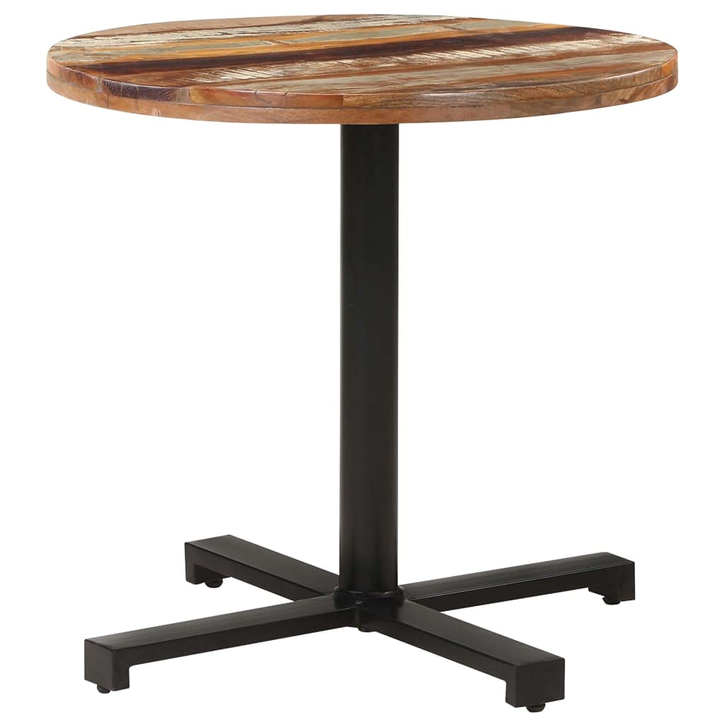 Vidaxl Bistro Table Round Ø31.5&quot;X29.5&quot; Solid Reclaimed Wood