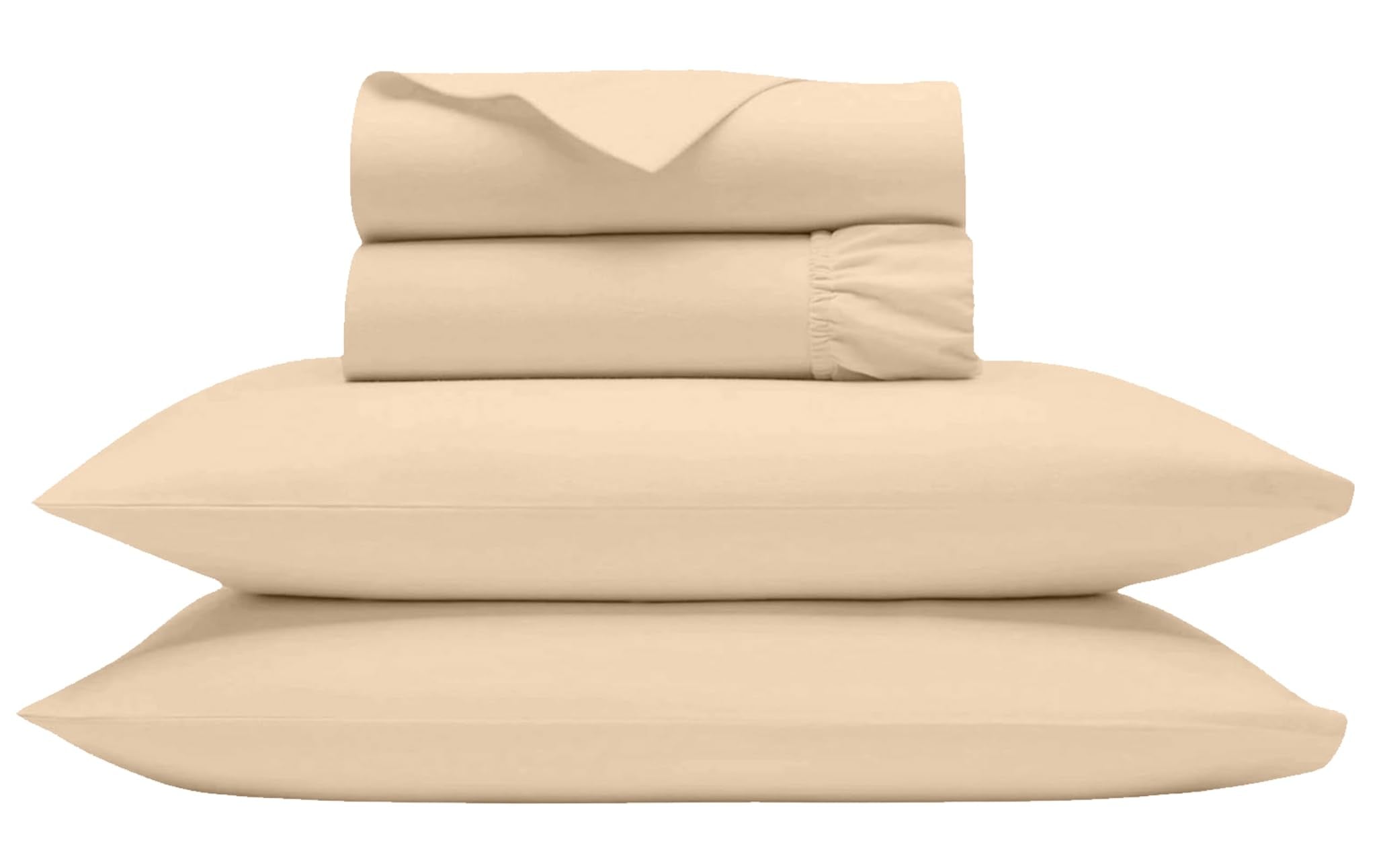 Bluemoon Homes Egyptian Cotton Sheets Cal King Size - 1000 Tc 4 Pc California King Sheets, Smooth Sateen Weave Sheets, 18' Deep