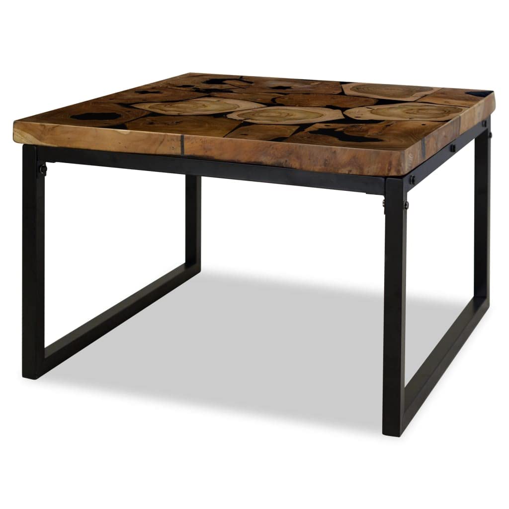vidaXL Teak Resin Coffee Table