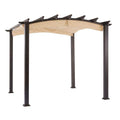 Garden Winds Replacement Canopy For The Hampton Bay Arched Pergola - Standard 350 - Beige