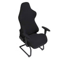 BTSKY Ergonomic Office Computer Game Chair Slipcovers Stretchy Polyester Covers for Reclining Racing Gaming Gaming Chair Black (