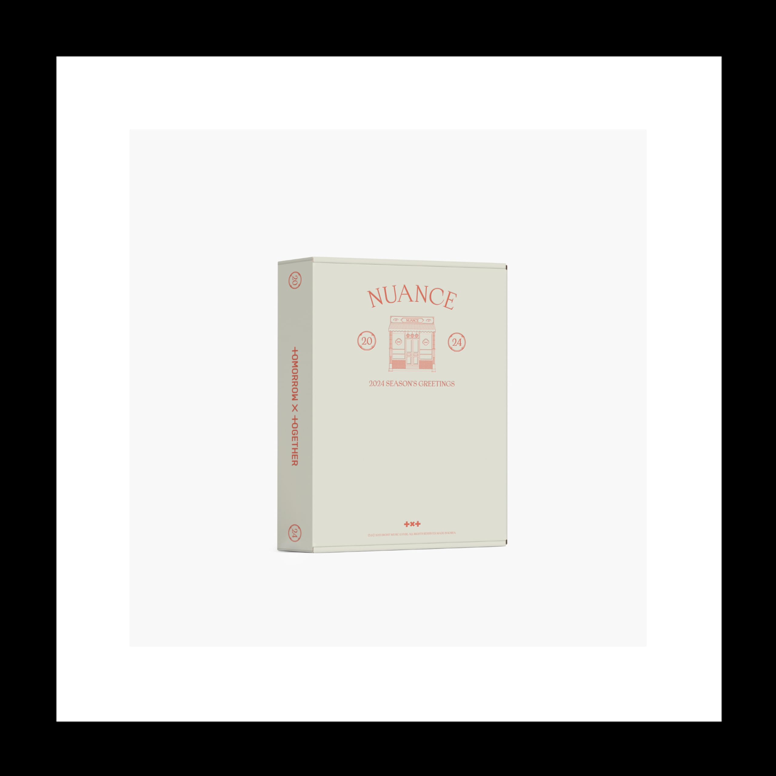 Tomorrow X Together Txt 2024 Season'S Greetings Nuance Outbox+Desk Calendar+Scheduler+Photobook+Digital Code+Postcard+Photocard+