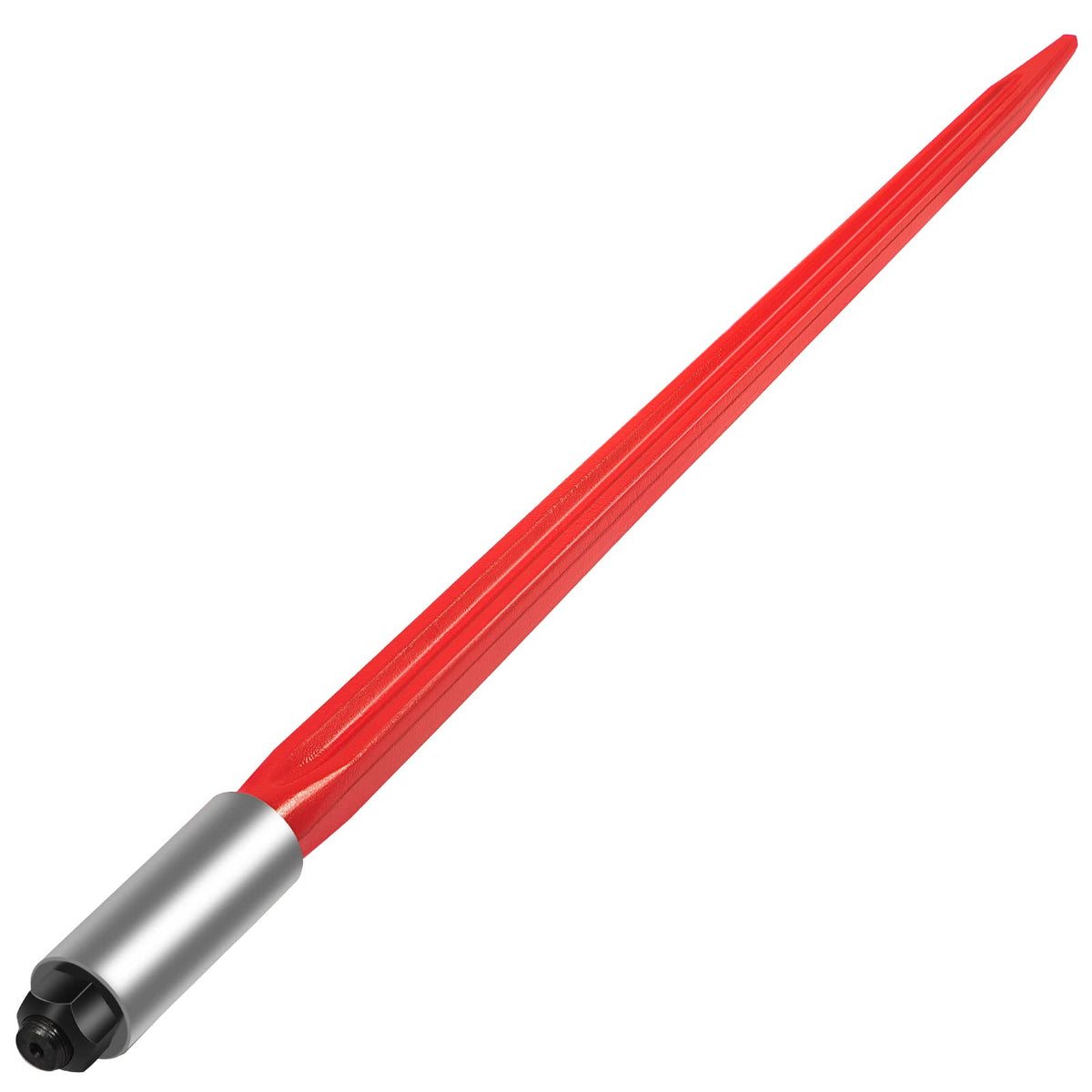 Mophorn Hay Spear 32' Bale Spear 1350 Lbs Capacity, Bale Spike Quick Attach Square Hay Bale Spears 1 3/8' Wide, Red Coated Bal