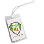 25 Pack - Heavy Duty 7 Mil Laminating Luggage Tag Pouches - Clear 2  X 4  Inch Sheets - Hot Thermal Laminate Pouch Bag Tags Kit
