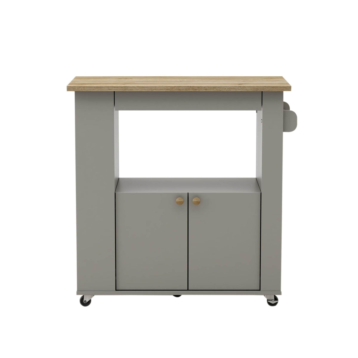 Anderson Teak Astor 35&quot; Kitchen Cart, Medium, Grey