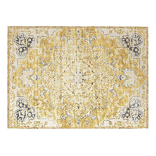 Marbella Mb3 Gold Traditional Rug Rectangle 3' X 5'