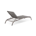 Modway Savannah Modern Aluminum Patio Chaise Lounge In Gray (Set Of 4)