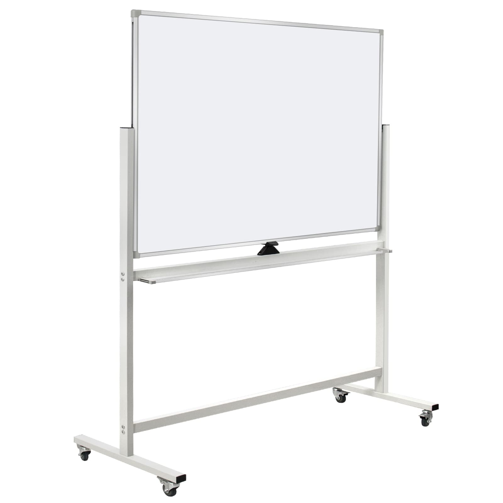 Mobile Whiteboard Magnet Dry Erase Board On Wheels Double-Sided Magnetic Portable Stand Whiteboard- 48'X36' Rolling White Boar