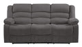 HomeRoots Gray 40 Contemporary Grey Fabric Sofa