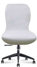 Deisy Dee Velvet Stretch Armless Office Chair Covers - Colorful Stretch Slipcover For Desk Chairs (Sliver)