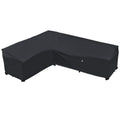 Flexiyard Heavy Duty Outdoor Sectional Sofa Cover, 83'X104' Waterproof 600D Patio Sectional Couch Cover, Lawn Patio Furniture