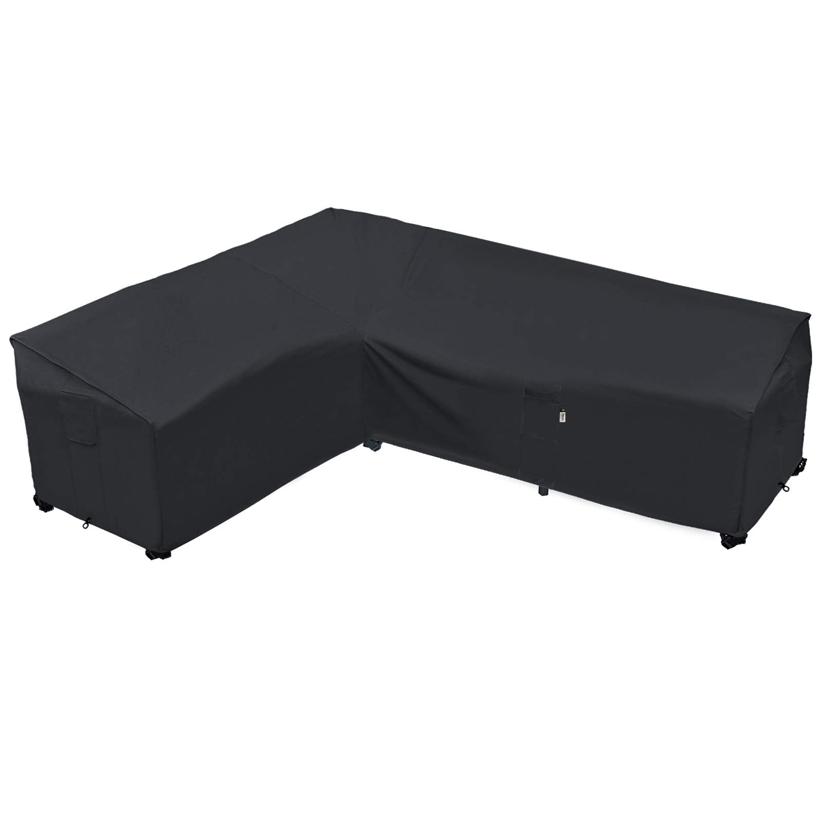 Flexiyard Heavy Duty Outdoor Sectional Sofa Cover, 83'X104' Waterproof 600D Patio Sectional Couch Cover, Lawn Patio Furniture