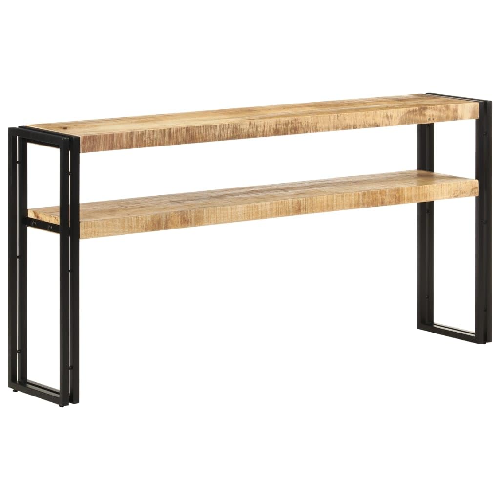 Console Table 59.1&quot;x11.8&quot;x29.5&quot; Rough Mango Wood